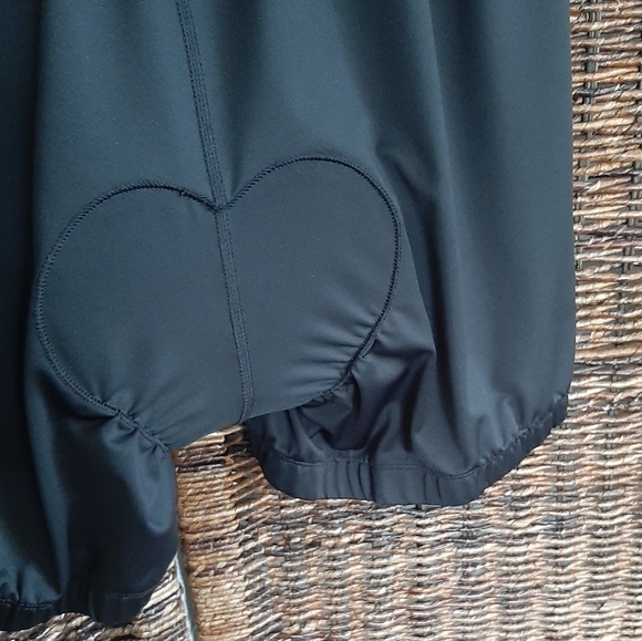 L.L. Bean Padded Seat Bike Shorts Women's Large Black Cycling Performance 286034 - Picture 4 of 6